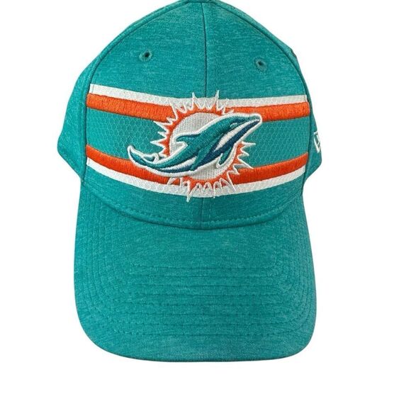 New Era NFL Miami Dolphins Fan Apparel Flex Hat M/L - Picture 2 of 9